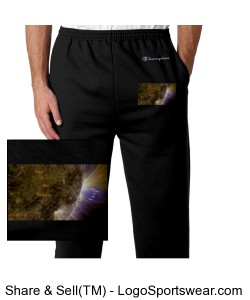 SUnisthefuture Unisex 50/50 Heavyweight Fleece Open Bottom Pant Bb1 Design Zoom